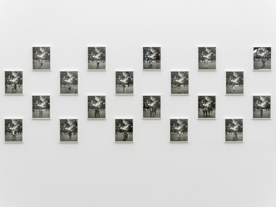 Sunday Afternoon, 1999 (detail). 57 vintage silverprints, framed, each 32 x 25 cm, Ed. 3/3 + 2 AP