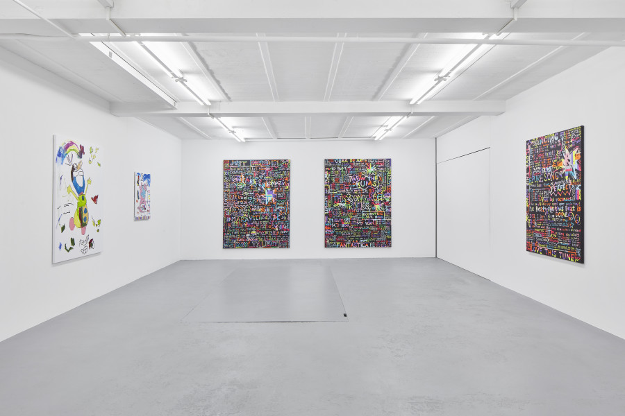 Hadrien Dussoix: Serendipity, installation views, 2023, galerie lange + pult Auvernier.