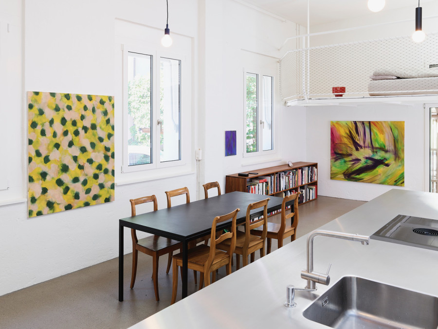 Exhibition view, Thomas Sauter, subito presto, flatmarkus, Zürich, 2025. Photo credit: Felix Jungo. Courtesy of the artist and flatmarkus