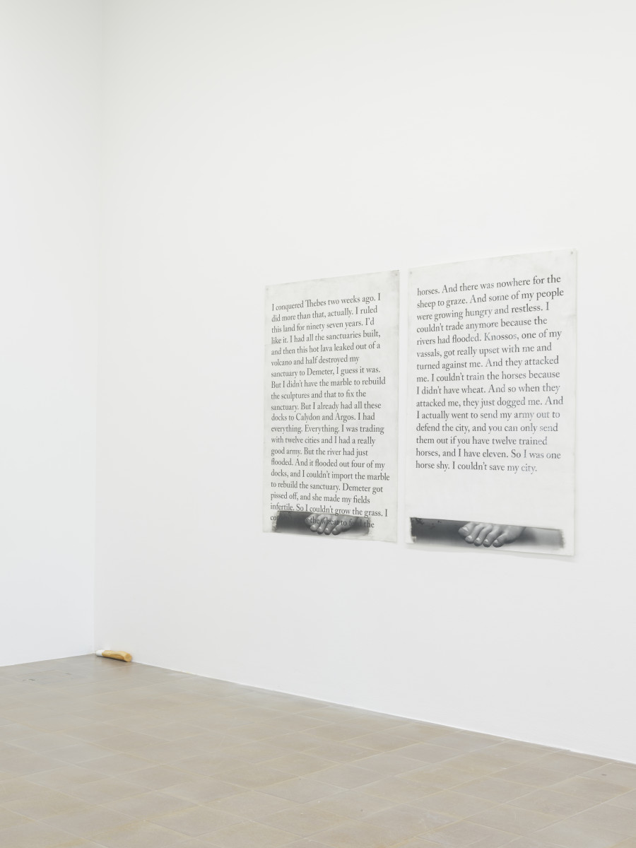 Jean-Charles de Quillacq, Hudinilson Jr., exhibition view KBCB, 2025; photo: Sebastian Verdon