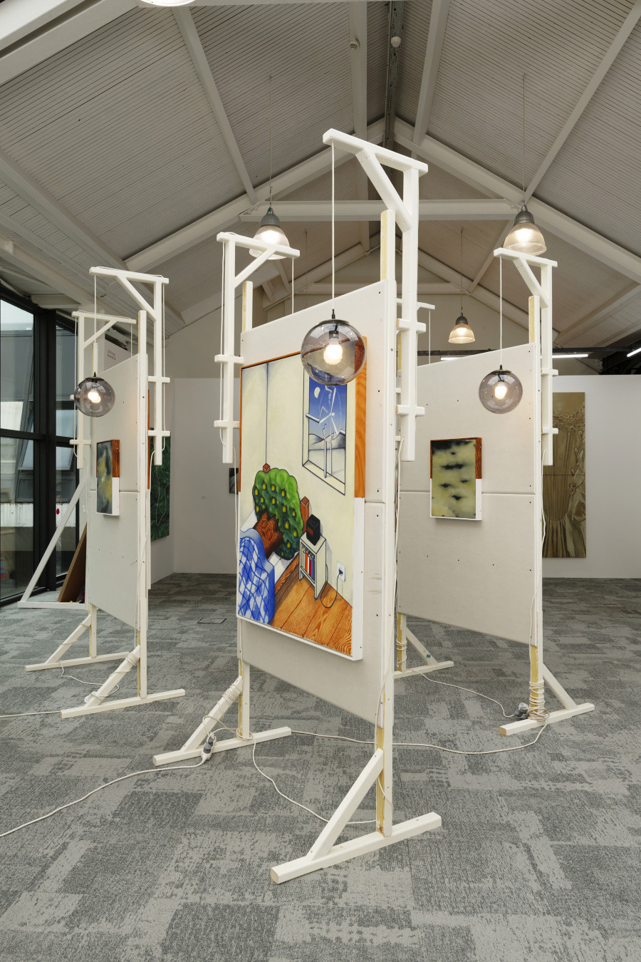 Exhibition view, The Salon, Thomas Jeppe, SALTS, 2024. Photo credit: Aurélien Mole