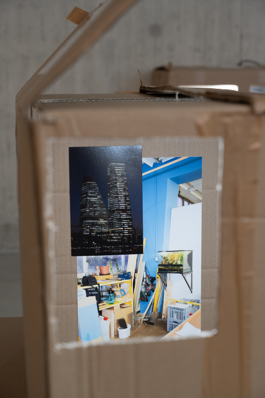 Leonardo Bürgi Tenorio, homescapes, 2025. Ausstellungsansicht / Installation view Kunsthaus Baselland 2025. Courtesy of the artist. Foto / Photo: Finn Curry