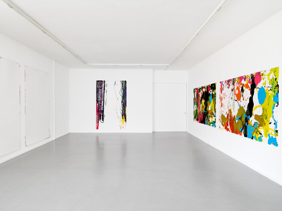 View of the exhibition John Armleder, ENCORE TROP, CEC, 2024. Exhibition from March 15 to May 3, 2024. Courtesy Centre d’édition contemporaine, Geneva. Photo : © Sandra Pointet