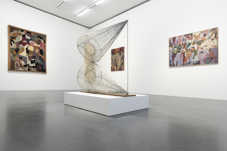 Exhibition views: Jadwiga Maziarska, Assembly, Muzeum Susch, Susch, Switzerland. 15 June – 2 November 2025. © Muzeum Susch / Art Stations Foundation; photograph: Federico Sette.