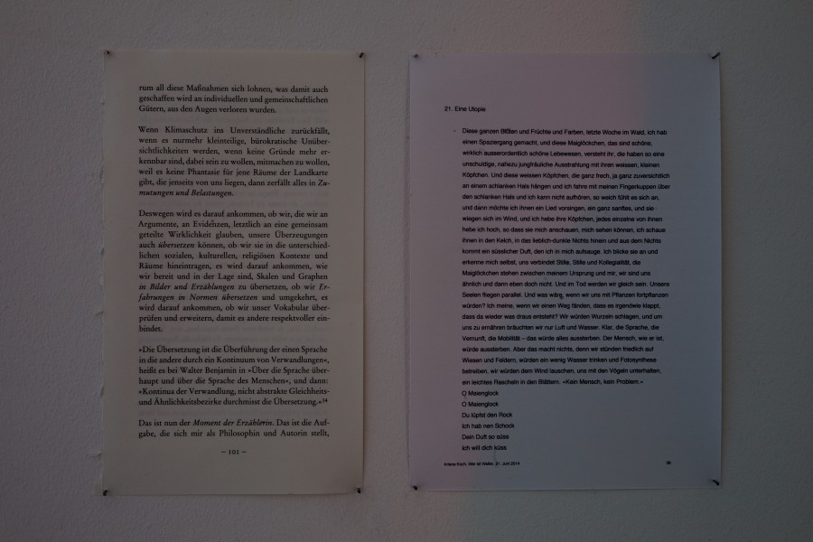 Ariane Koch and Caroline Emcke, What Are We doing?, SALTS, 2024. Photo credit: Charles Benjamin