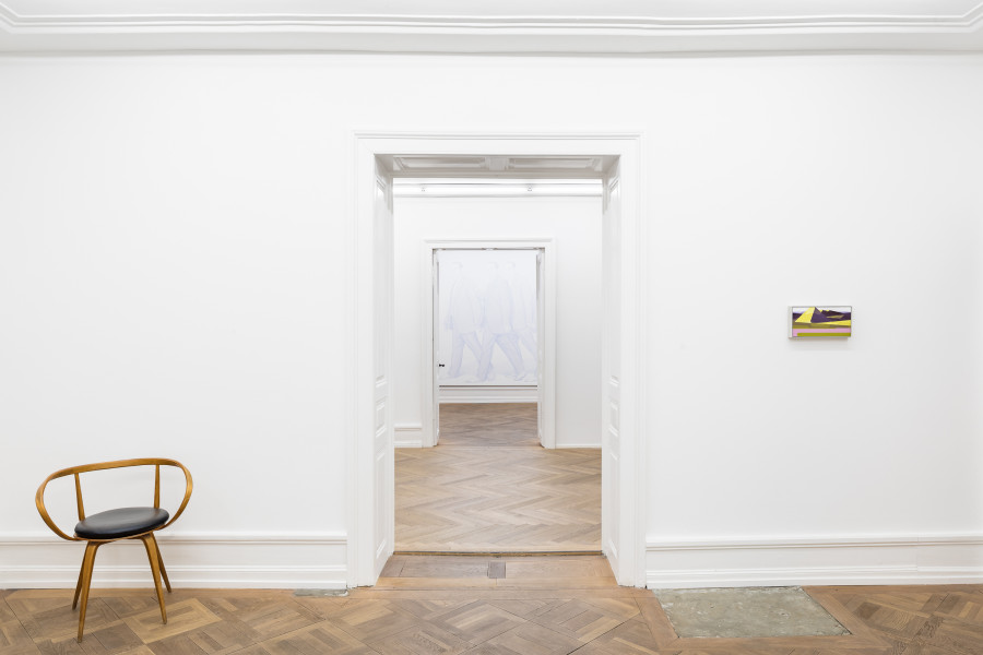 Exhibition view, Albrecht Schnider, at the garden’s Border, Mai 36 Galerie, 2023. Photo credits: Peter Baracchi
