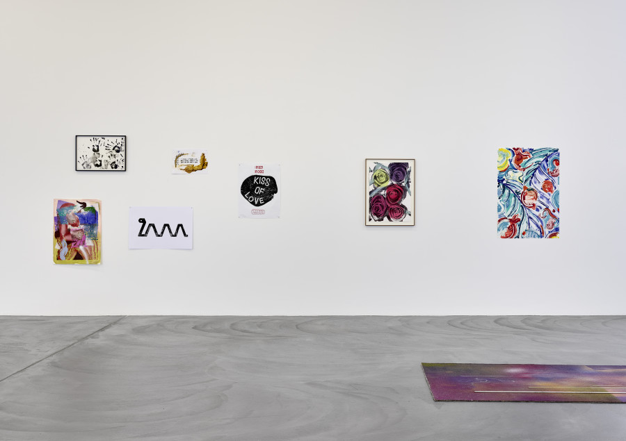 Installation view, MONOTYPES, Edition VFO at Kunsthalle Zürich, 2023. Courtesy of Edition VFO, Kunsthalle Zurich, the artist and Bernhard Strauss.
