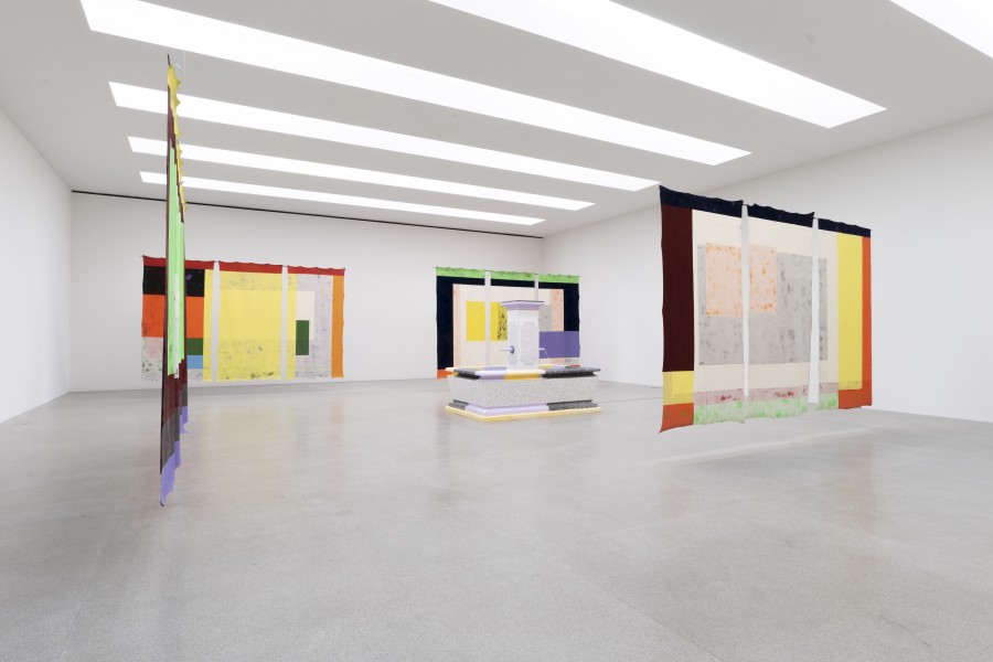 Exhibition view, Cantonale Berne Jura 2022, Kunsthaus Pasquart. Anja Braun / Sina Schöpf & Robin Mettler. Photo credit: Brigham Baker