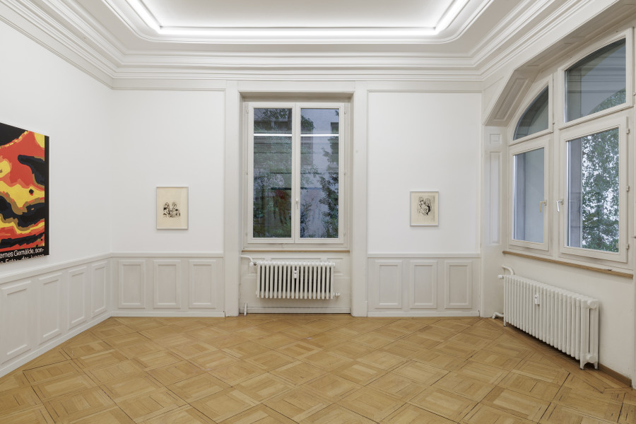 Installation view, KP Brehmer, Rendering Exhaustion: Works from the 1980s, Galerie Oskar Weiss, Zürich, 2025. Photo credit: Gina Folly