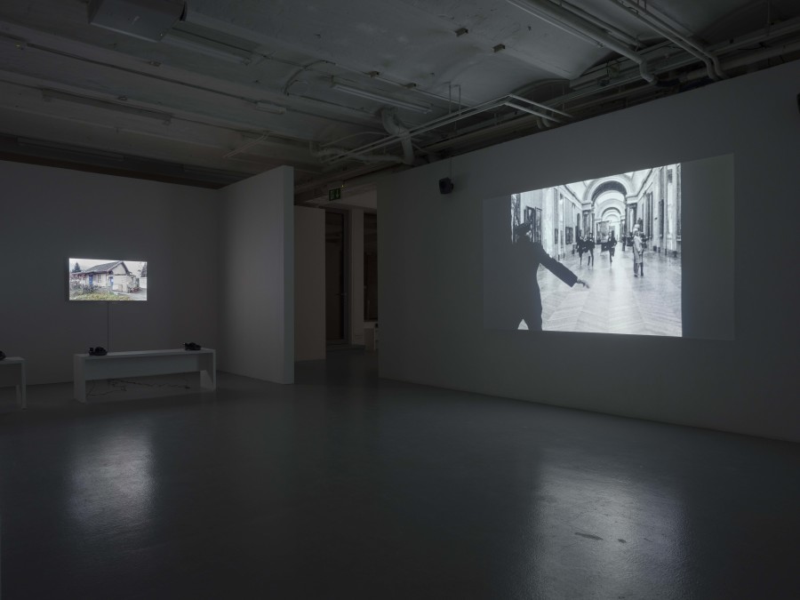Mario García Torres, A brief history of Jimmie Johnson’s Legacy, 2006, exhibition view, 2023. Collection Frac Franche-Comté. Photography: Sebastian Verdon / all images copyright and courtesy of the artists and CAN Centre d’art Neuchâtel