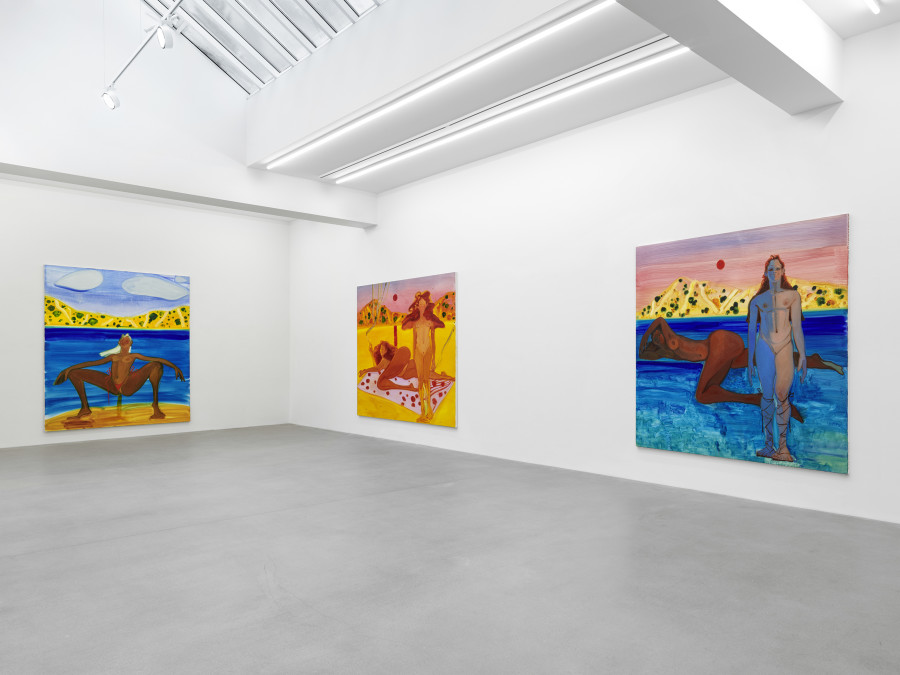 Installation view, Sofia Mitsola, Villa Venus: An Organized Dream, Galerie Eva Presenhuber, Zurich, Waldmannstrasse, 2023. © Sofia Mitsola. Courtesy the artist and Galerie Eva Presenhuber, Zurich / Vienna. Photo: Stefan Altenburger Photography, Zürich