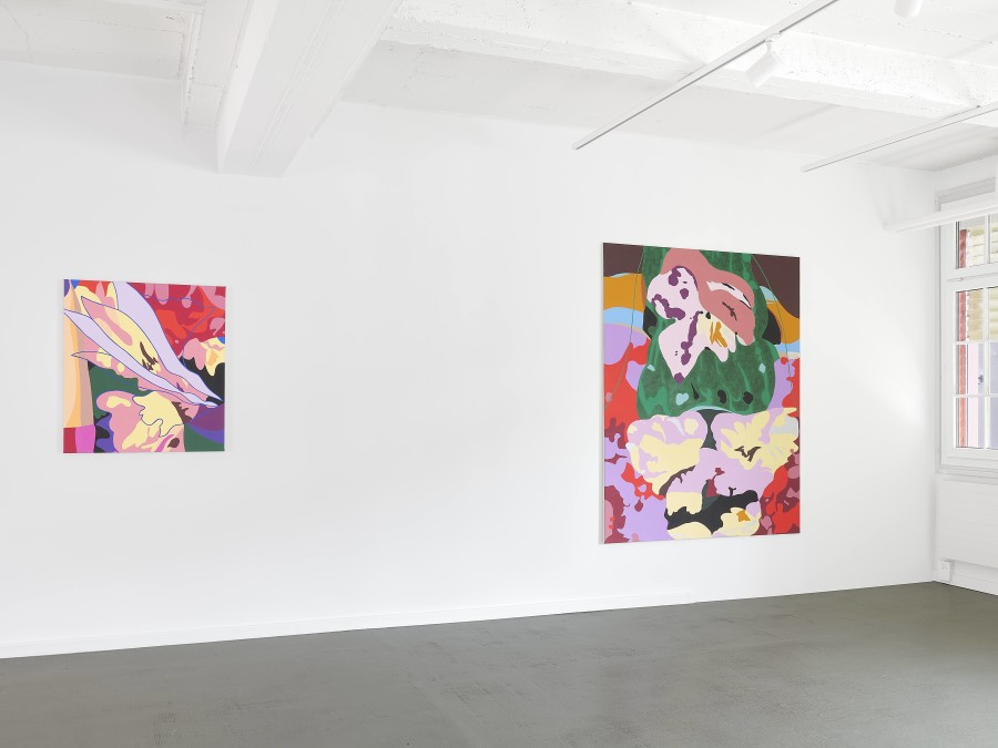Exhibition view, Jessica Russ, Géopélie Diamant, Galerie Heinzer Reszler, 2023. Photo : Thomas Lambert, Courtesy the artist and Galerie Heinzer Reszler