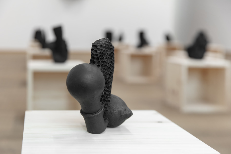 Michael Sailstorfer, Batterie, installation view, Livie Gallery, photos: Esther Mathis