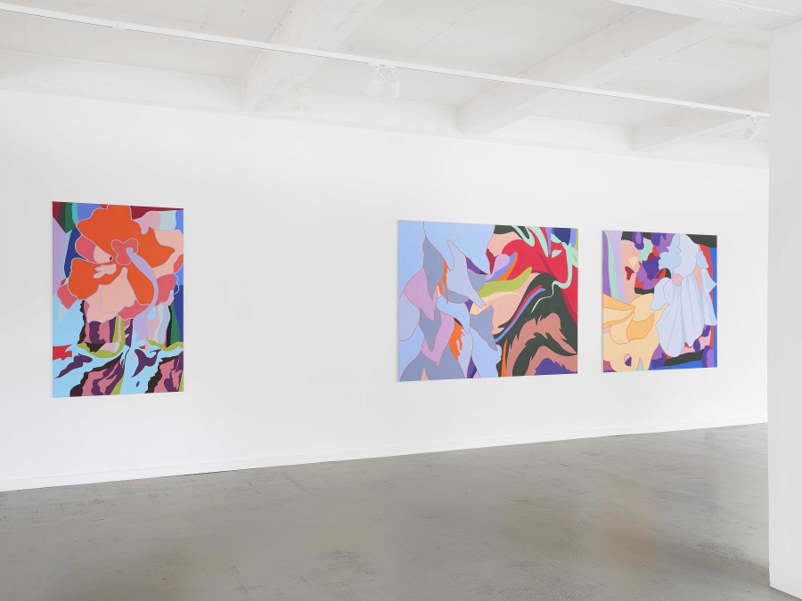 Exhibition view, Jessica Russ, Géopélie Diamant, Galerie Heinzer Reszler, 2023. Photo : Thomas Lambert, Courtesy the artist and Galerie Heinzer Reszler