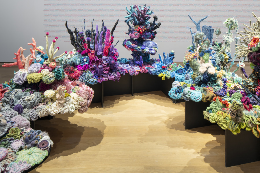 Views of the exhibition Thalassa ! Thalassa ! Imaginery of the sea, Musée cantonal des Beaux-Arts, Lausanne. Photo : MCBA /Jonas Hänggi