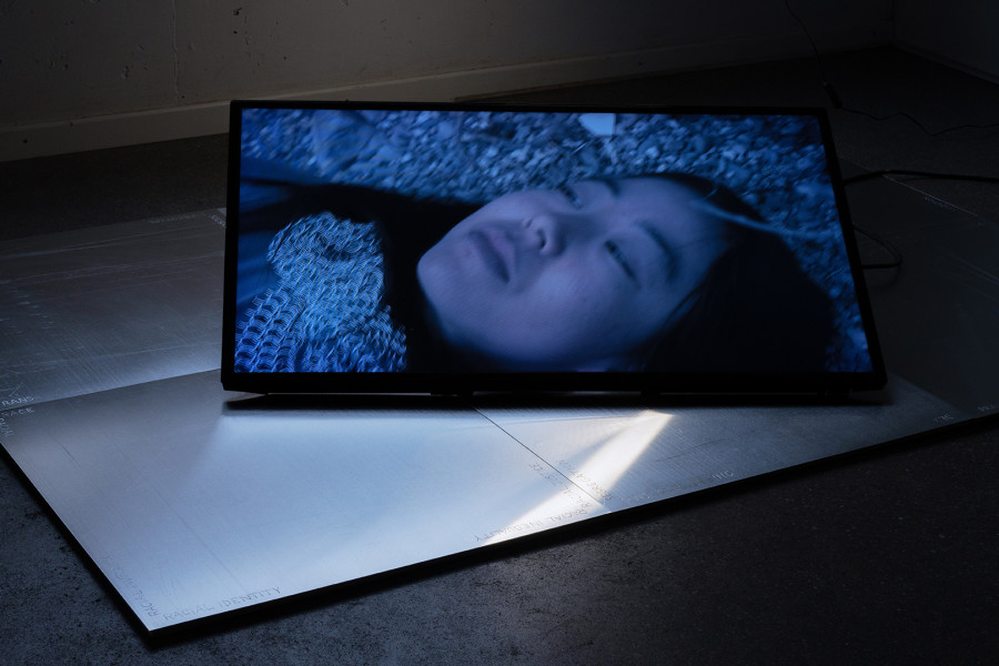 Exhibition view, a night of barely an hour and a half, Alex Ghandour & Juli Sando, Espace 3353, Geneva, 2025. Photo credit: asap slow