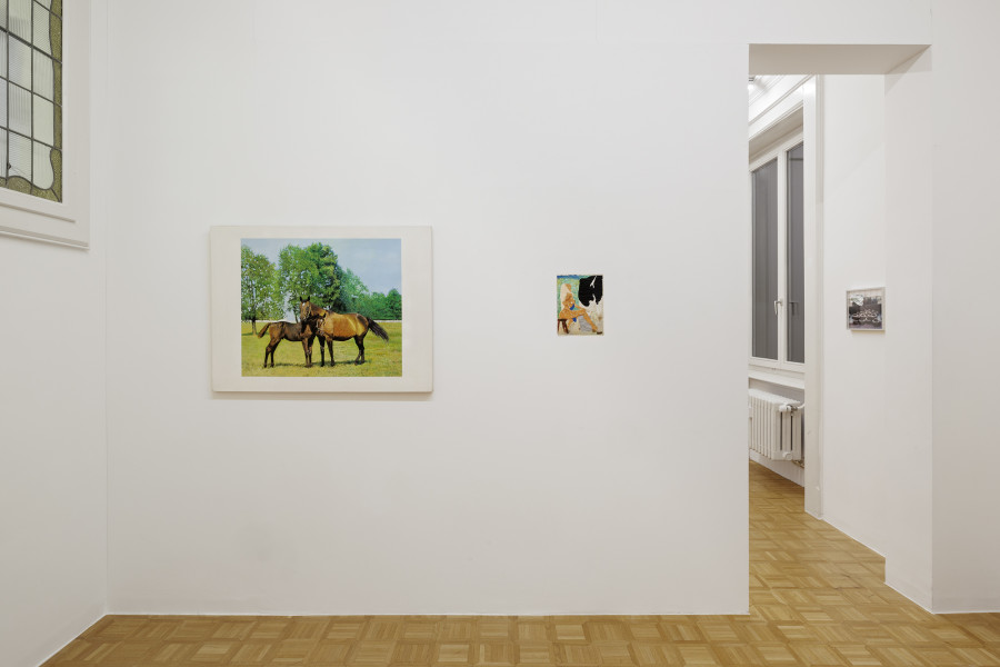 Exhibition view, Kühe und Pferde, Galerie Oskar Weiss, Zürich, 2025-2026. Photo credit: Gina Folly