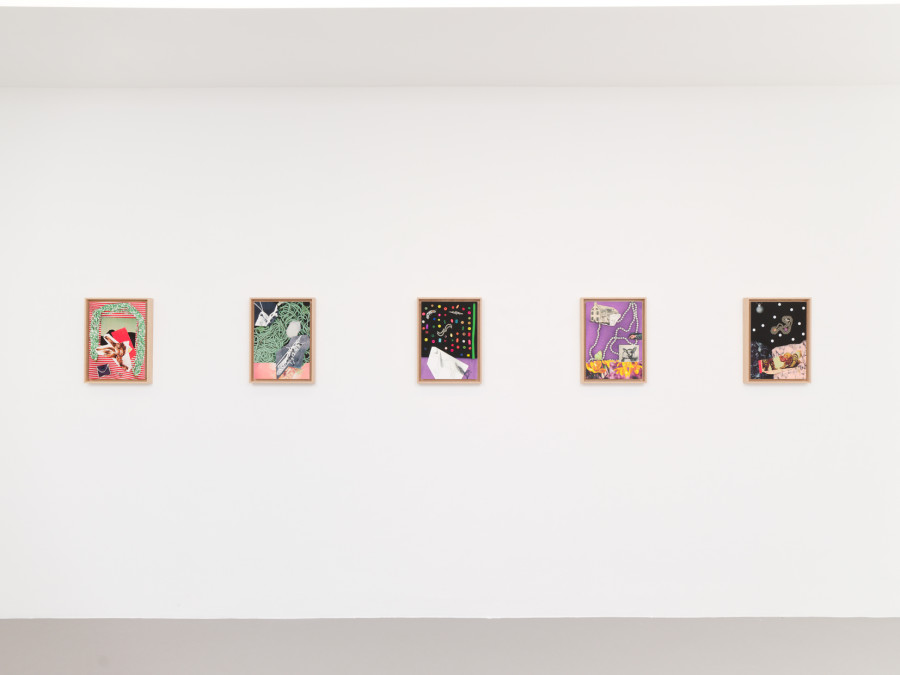 Hippolyte Hentgen, vue de l’exposition « Chambre à deux lits » à la Villa du Parc - centre d’art contemporain - Aurélien Mole, 2025