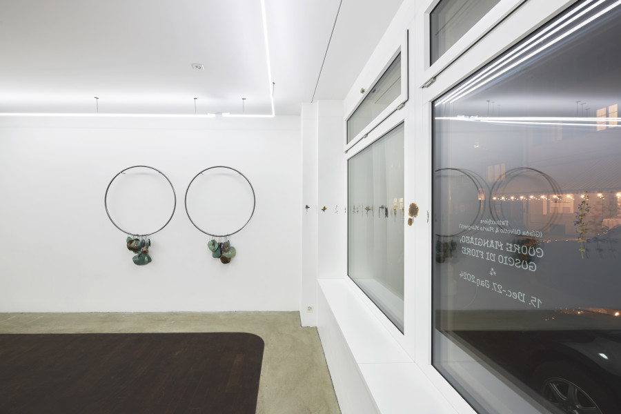 Installation view, Cuore Mangiato, Guscio di Fiore, Fattucchiere, Kulturfolger, 2023-2024. Photo: Anna Maysuk