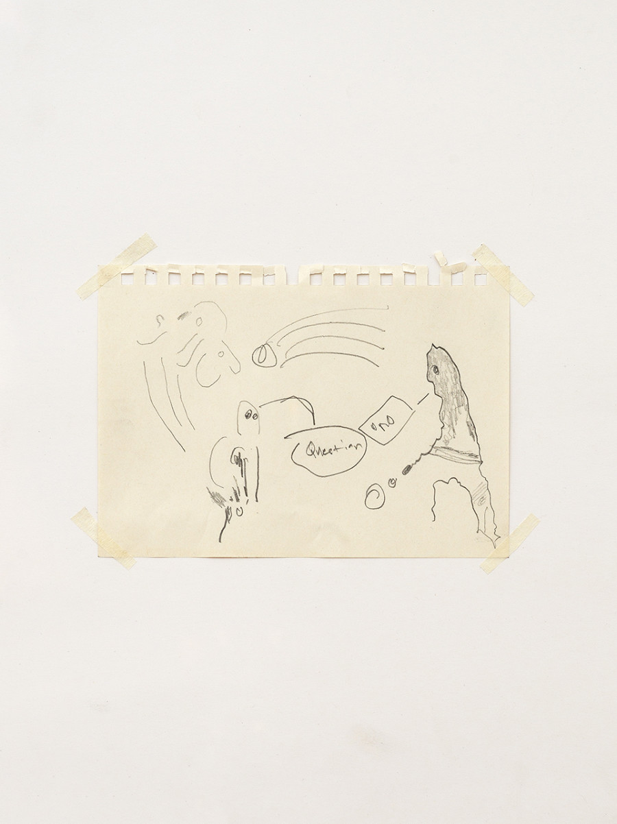 LA Timpa, Animation series (Detail), 2023, in I Got A New Joint: What I Should’nt Do With The Money, Kunsthalle Winterthur, 2025. Photo: Cedric Mussano. Courtesy of Kunsthalle Winterthur.