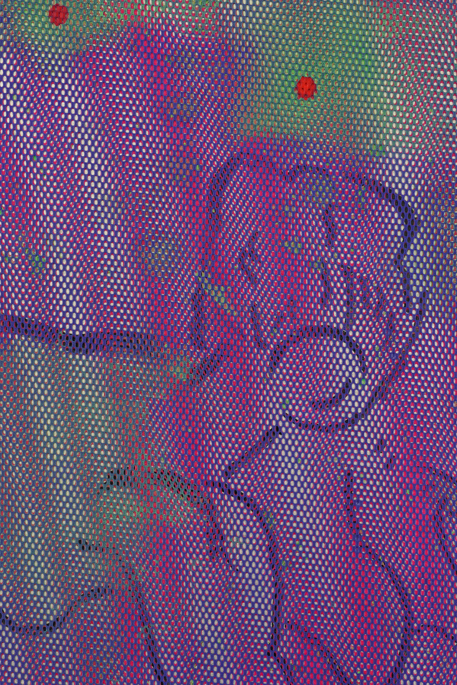 Exhibition view, Where we haven t been, 13 Vitrine, Lausanne, 2025. Detail of Matthieu Hemmer, Differant Love, 2025