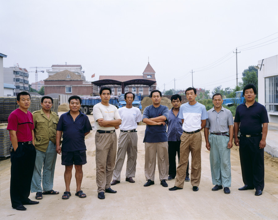 Group (Brickworks) Jinan, 13.08.2004. Framed Ilfochrome print with passe-partout, 67 x 77 cm, Ed. 1/3 + 2 AP