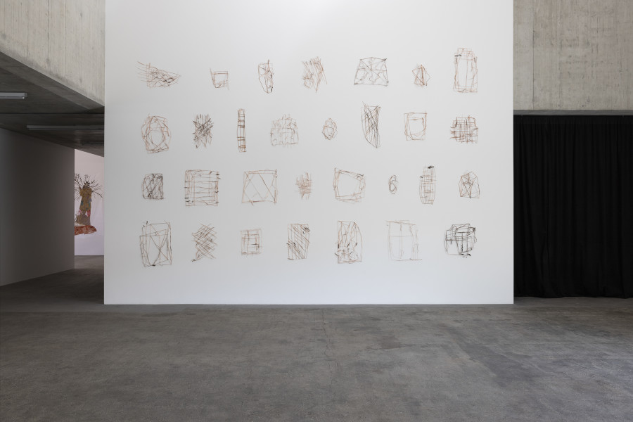 Julia Steiner: whispering systems, 2022 – 2023. Courtesy of the artist and Galerie Urs Meile. Ausstellungsansicht / Installation view Kunsthaus Baselland 2025. Foto / Photo: Gina Folly