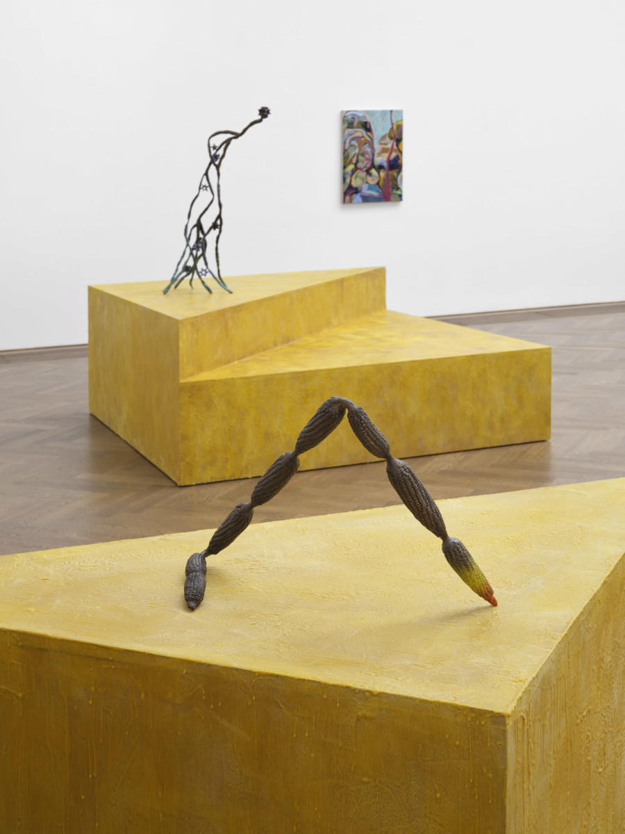 Diambe, Bees beings beans, exhibition view, Kunsthalle Basel, 2026, photo: Philipp Hänger / Kunsthalle Basel