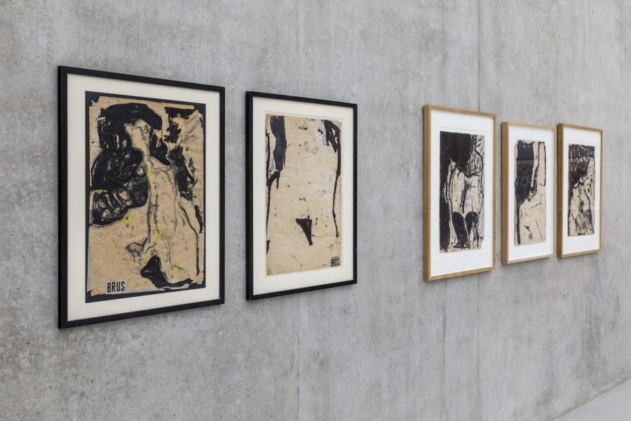 Günter Brus, Ana, 1964/65, Exhibition view first floor Kunsthaus Bregenz, 2024. Photo: Markus Tretter. Courtesy of the artist. © Günter Brus, Kunsthaus Bregenz