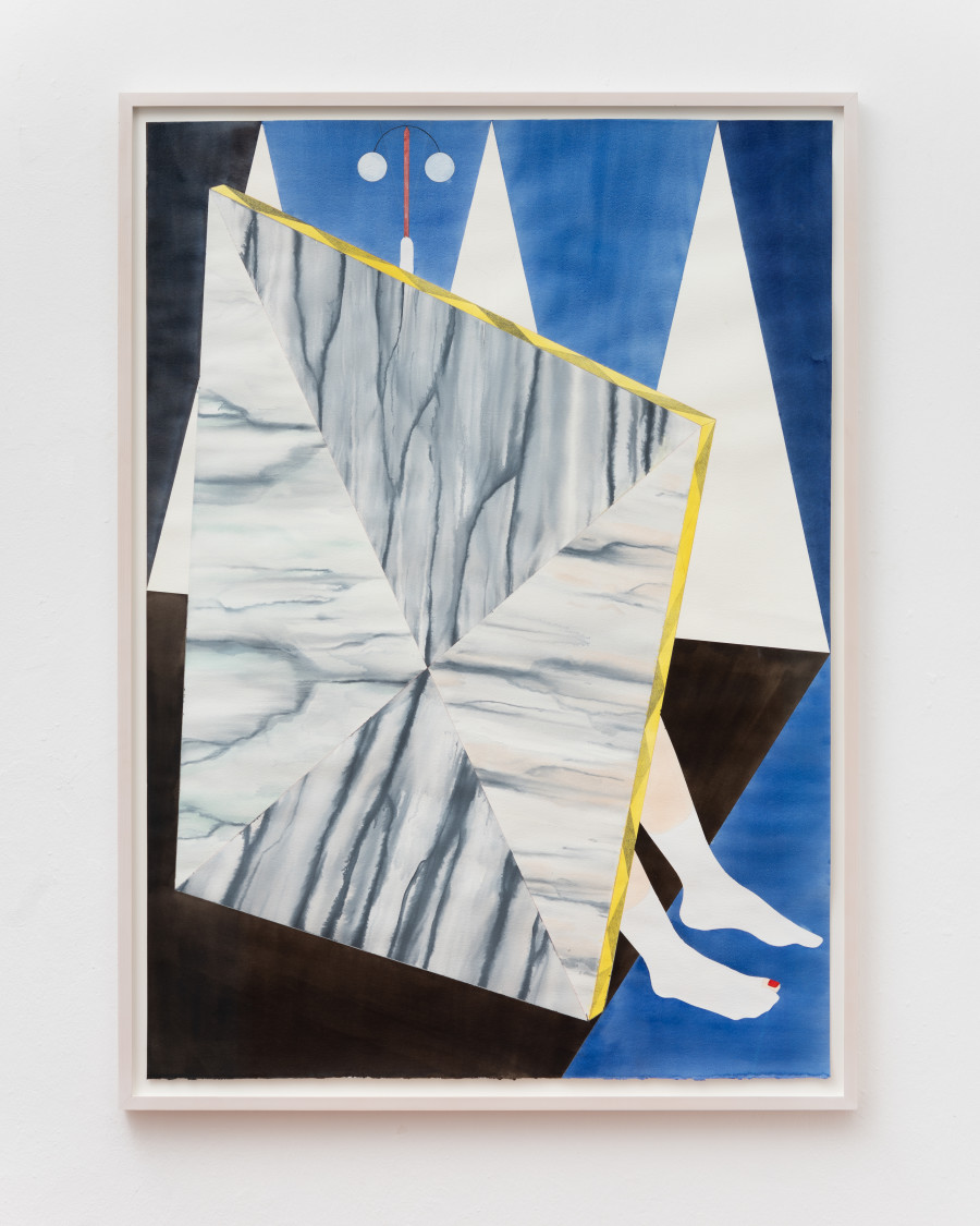 Eleonora Meier, I‘ll Miss Myself So Bad When I Die #4
, Acquarello e matita su carta, 140x100cm, 2020.