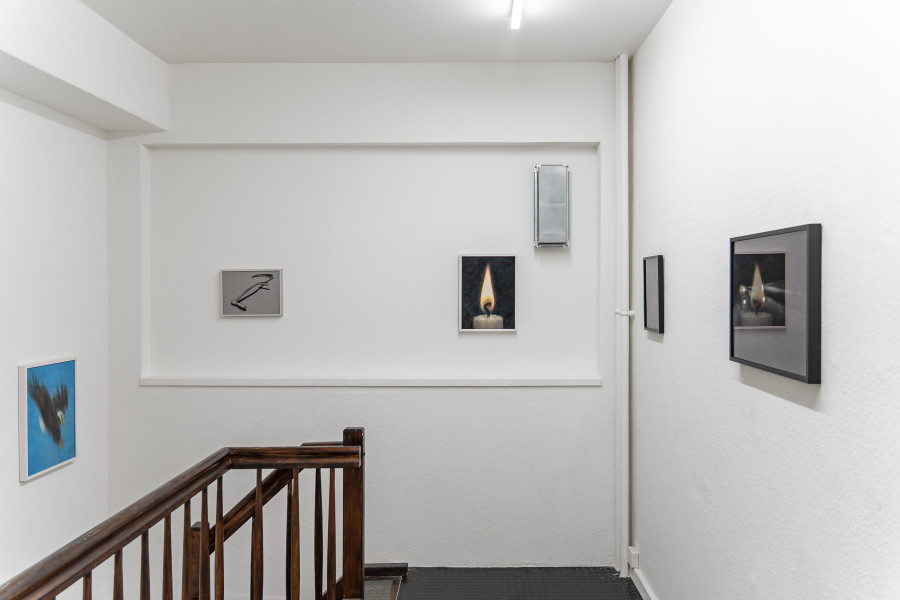 Exhibition views, Adam Cruces: Pastels, Blue Velvet, Zürich, Swiss, 2026. Photo: Adam Cruces