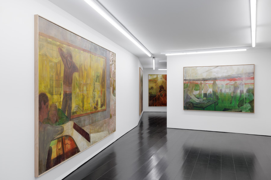 Installation view, Travis MacDonald, Autoluminescent, Contemporary Fine Arts CFA, Basel, 2025. Courtesy Contemporary Fine Arts. Photo credit: Gina Folly