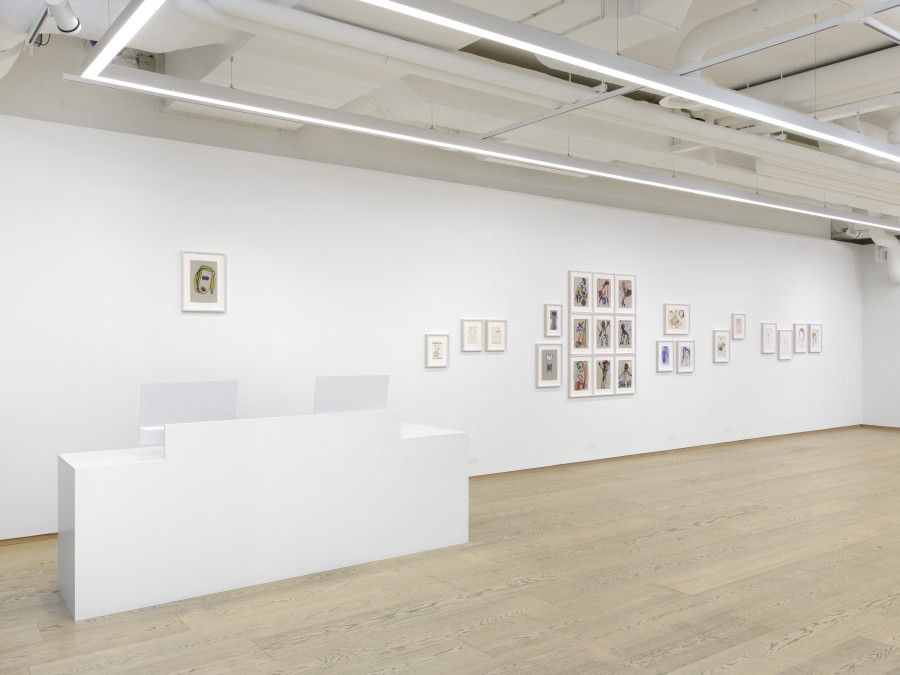 Installation Views, Yoshitomo Nara: The Bootleg Drawings 1988–2023, Pace Gallery, Geneva, Nov 17, 2023 – Feb 29, 2024. © Yoshitomo Nara, courtesy Pace Gallery. Photo: Annik Wetter, courtesy Pace Gallery