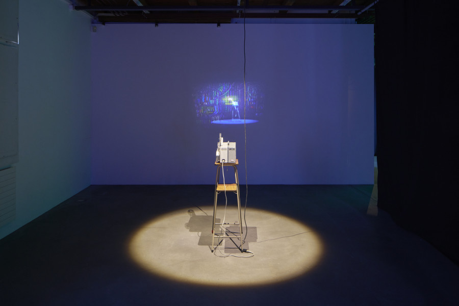 [ a n y m a ] Michael Egger, Superbeam 2000, 2017/2024. Photo: Guillaume Python. Courtesy of the artist and Kunsthalle Friart Fribourg