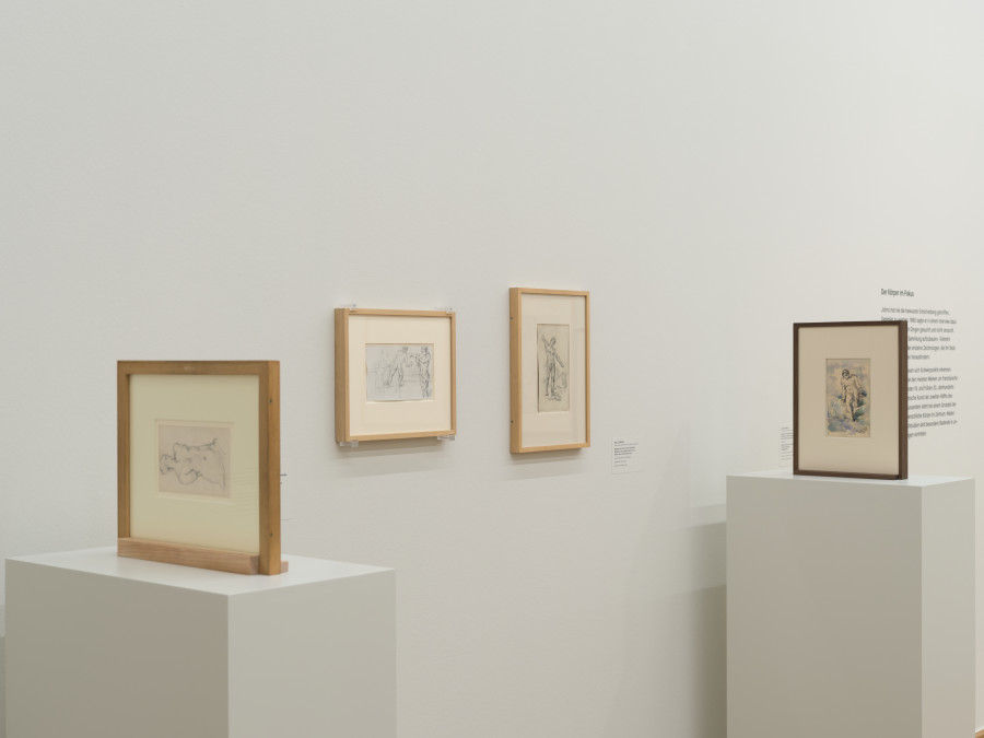 Exhibition view, Jasper Johns — The artist as collector, From Cezanne to de Kooning, Kunstmuseum Basel, 2023. Photo credit: Max Ehrengruber