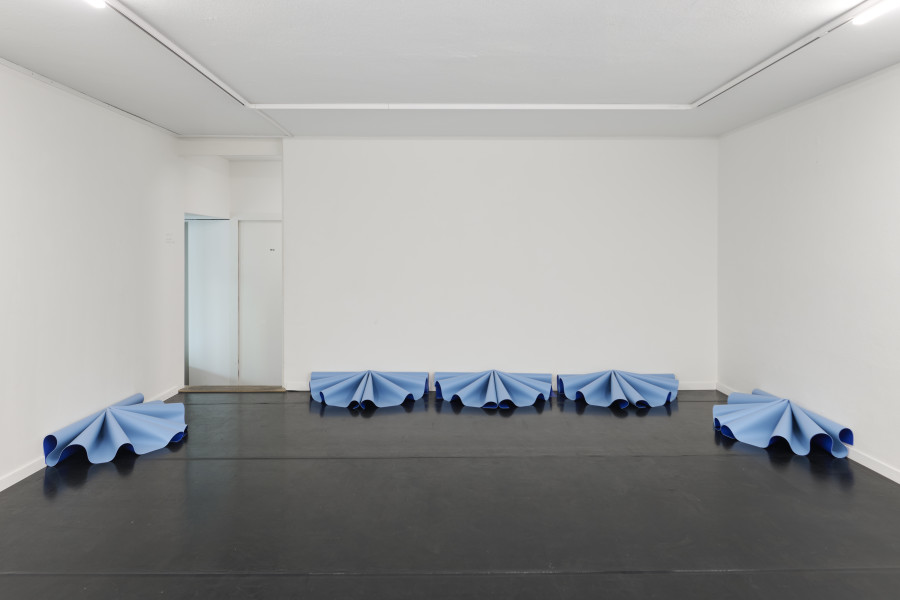 Exhibition views, PRICE: Odds and Ends, Blue Velvet, Zurich Switzerland, 2025. Photo: Flavio Karrer.