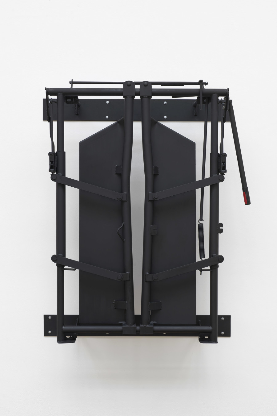 Tiona Nekkia McClodden, A MERCY III, 2023, installation view, in: Tiona Nekkia McClodden, THE POETICS OF BEAUTY WILL INEVITABLY RESORT TO THE MOST BASE PLEADINGS AND OTHER WILES IN ORDER TO SECURE ITS RELEASE, Kunsthalle Basel, 2023, photo: Philipp Hänger / Kunsthalle Basel