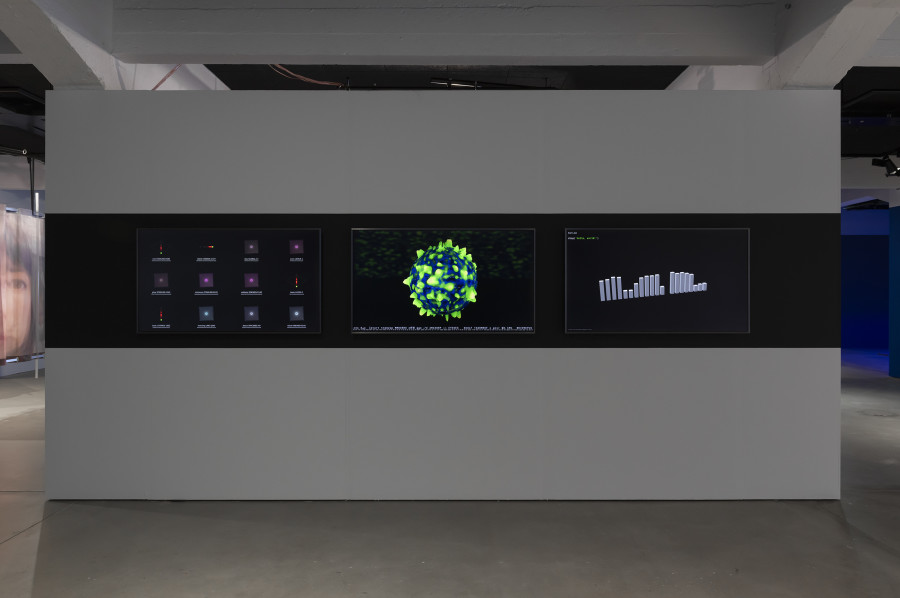 Joan Heemskerk, w3b4.net, 2022 – today, «Quantum Visions», 2025, HEK, photo: Franz Wamhof