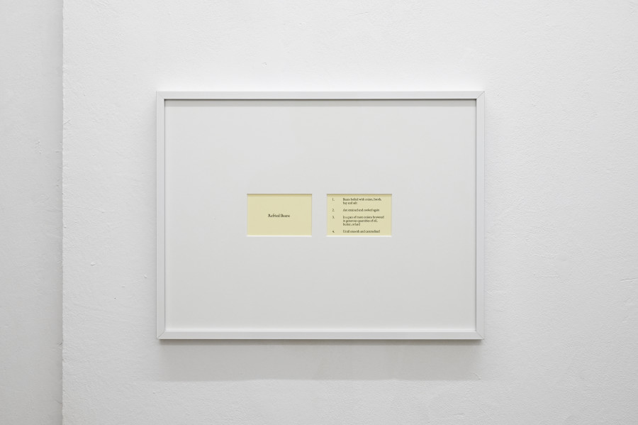 Jason Hirata, "Refried Beans," 2025, Jason Hirata, "Vergeltung" at Kaiserwache, Freiburg im Breisgau, 2025. Courtesy: the Artist and Kaiserwache. Photo: Stefan Lux