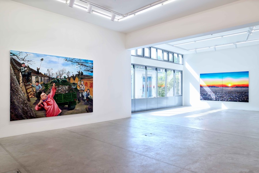 Exhibitionview, Cao Yu, I Was Born To Do This, Galerie Urs Meile Lucerne, Switzerland, May 11 - July 21, 2023, photos by Franca Pedrazzetti