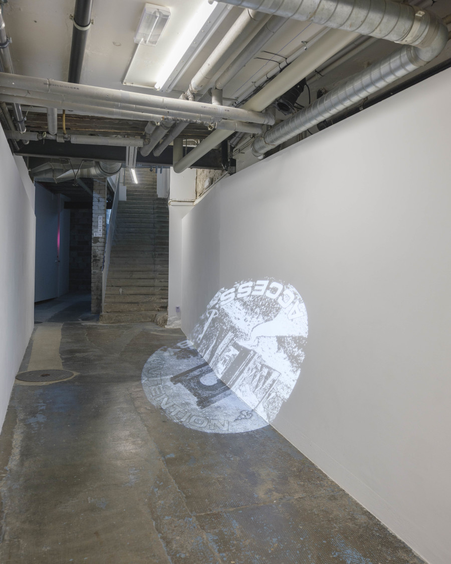 General Æsthetics (César Axel, Tudor Ciurescu, Simone Nicola Filippo, (Dis)Ability to get this bag V – Access by Intention, exhibition view, CAN Centre d’art