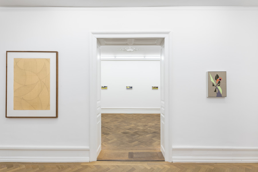 Exhibition view, Albrecht Schnider, at the garden’s Border, Mai 36 Galerie, 2023. Photo credits: Peter Baracchi