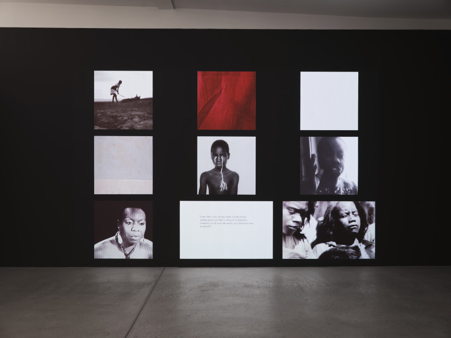 Frida Orupabo, Untitled, 2018. Installation view Frida Orupabo – I have seen a million pictures of my face and still I have no idea, Fotomuseum Winterthur © Fotomuseum Winterthur / Conradin Frei