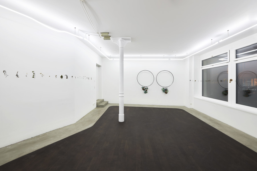 Installation view, Cuore Mangiato, Guscio di Fiore, Fattucchiere, Kulturfolger, 2023-2024. Photo: Anna Maysuk