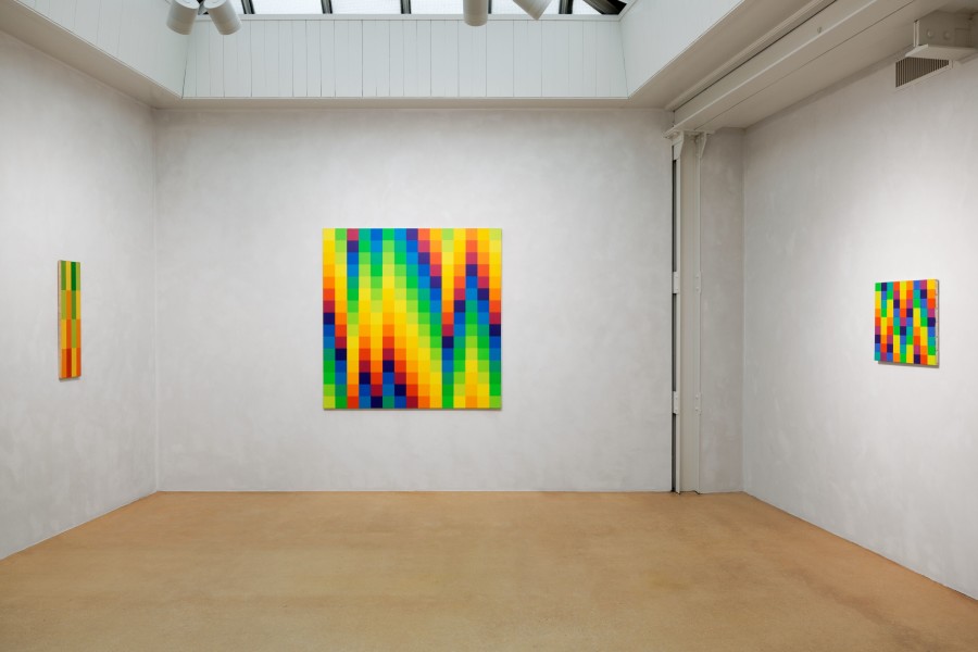 Installation view, ‘Richard Paul Lohse’ at Hauser & Wirth Basel, 26 February – 26 April 2025 © Richard Paul Lohse-Stiftung / 2025, ProLitteris, Zurich. Photo: Gina Folly