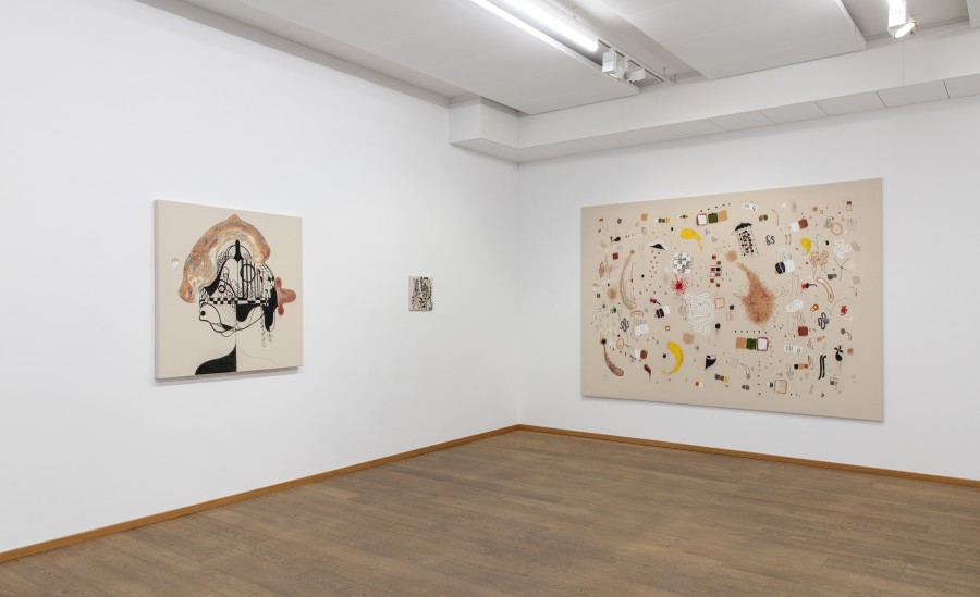 Installation view, Alexi Tsioris, Dwell raw, Livie Gallery, 2025, Photos: Esther Mathis