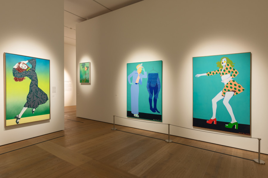 Installation view «Kiki Kogelnik. Retrospective», Kunsthaus Zürich, 2024. Photo credit: Kunsthaus Zürich, Franca Candrian
