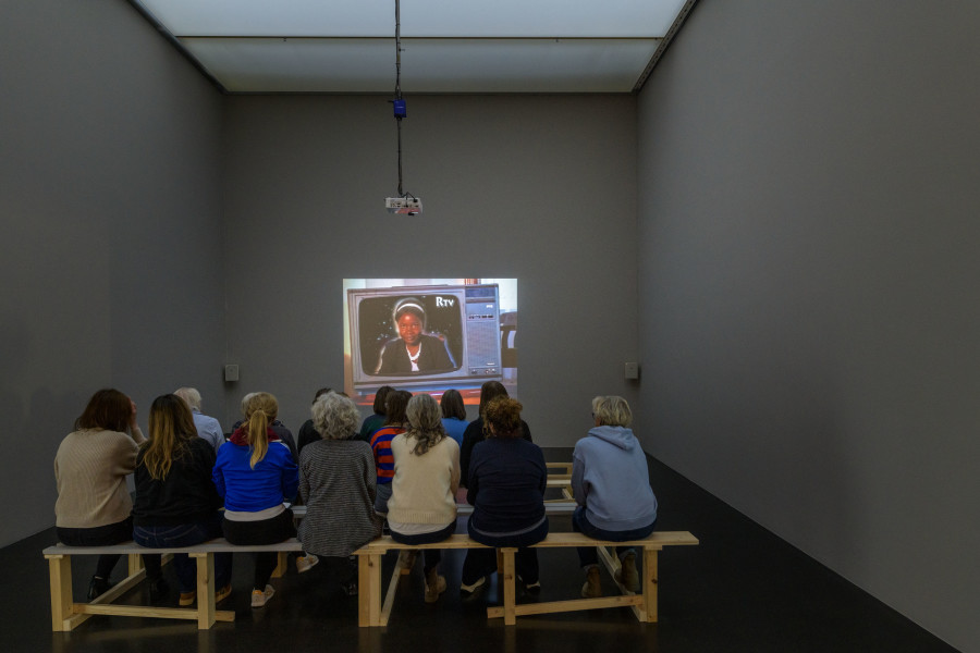 Ausstellungsansicht Wakaliga. Action! And Cut!, Kunstmuseum Luzern, 2025, Foto: Marc Latzel