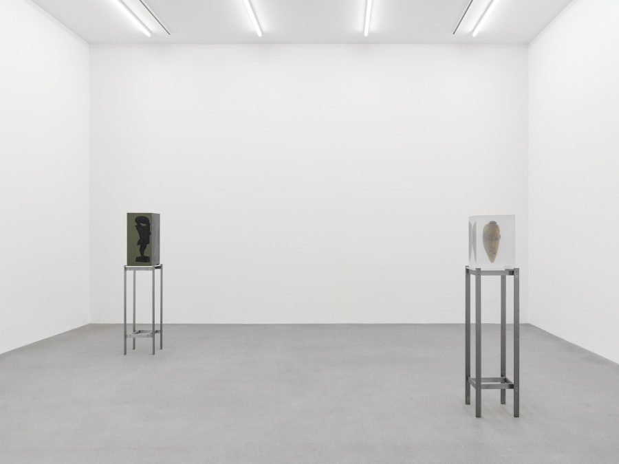 Installation view, Matthew Angelo Harrison, American Ghost, Galerie Eva Presenhuber, Waldmannstrasse, Zurich, 2024. © Matthew Angelo Harrison. Courtesy the artist and Galerie Eva Presenhuber, Zurich / Vienna. Photo: Stefan Altenburger Photography, Zürich