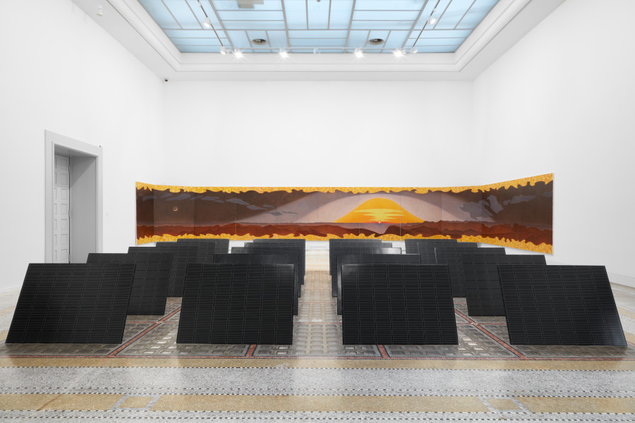 Exhibition view, Temps de Mars, Musée des beaux-arts de La Chaux-de-Fonds, 2024. Photo credit: Gaspard Gigon